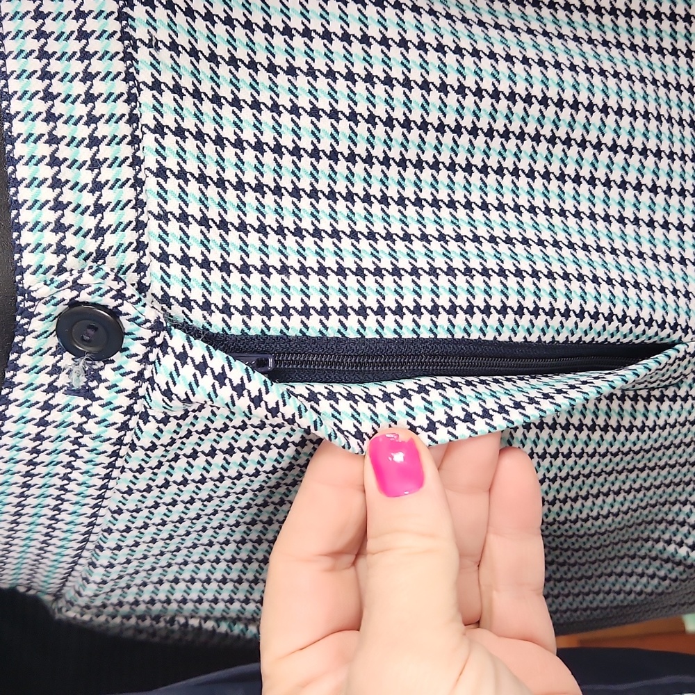 Haberdashery Houndstooth Blazer and Trousers Pant Suit - 14 Petite - Picture 7 of 16
